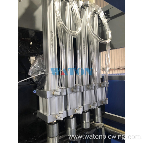 4 Cavity Semi Automatic Plastic Bottle Blowing Machine